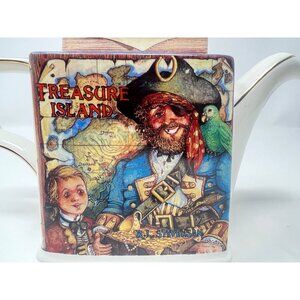 Sadler Treasure Island Teapot Classic Stories Long John Silver Jim Hawkins
